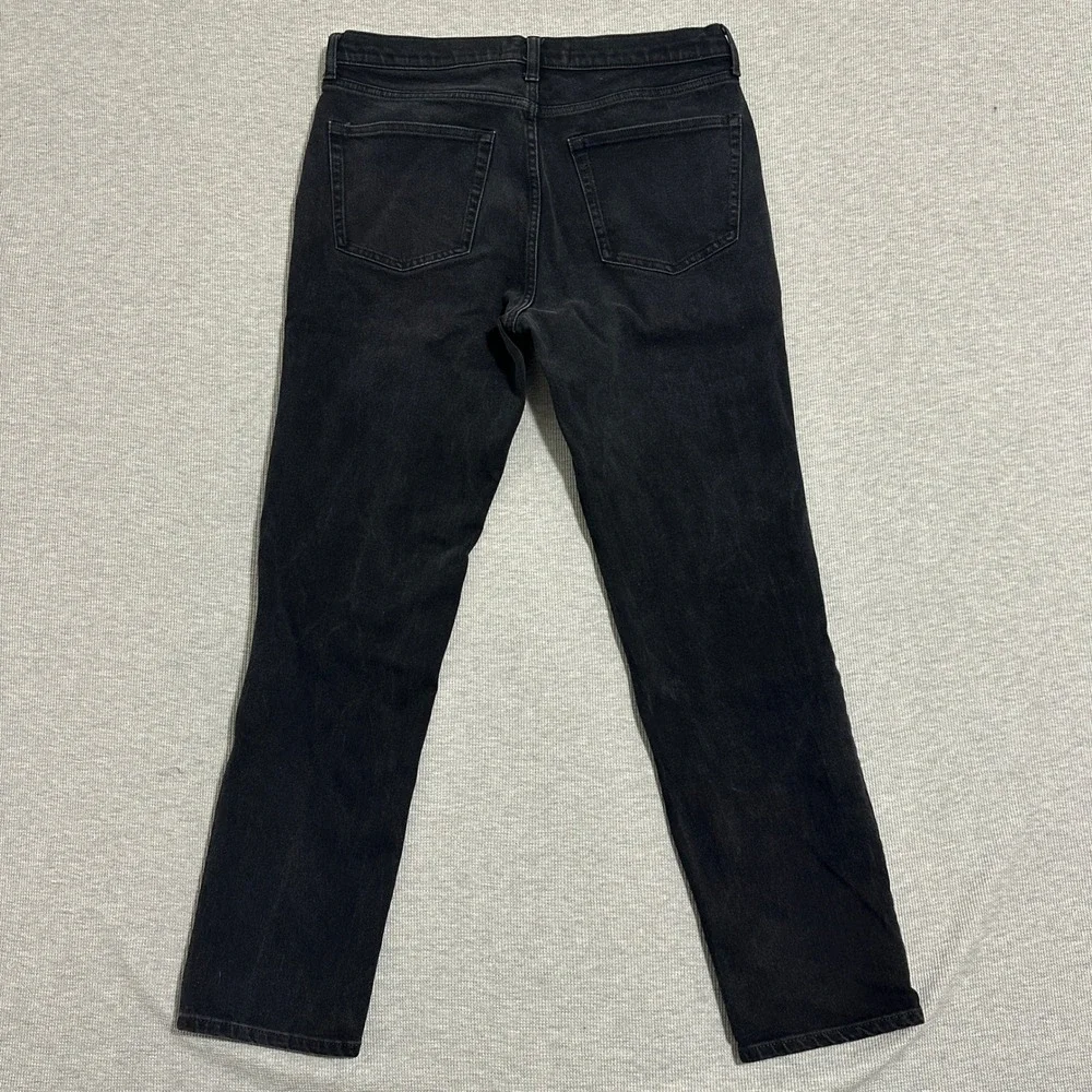 Everlane Uniform Relaxed‎ Straight Fit Denim Jeans Black Mens Size 33x30